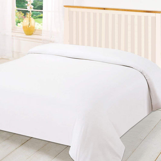 100% Egyptian Cotton 1 Pcs Duvet Cover Solid (White,Twin/Twin Xl)