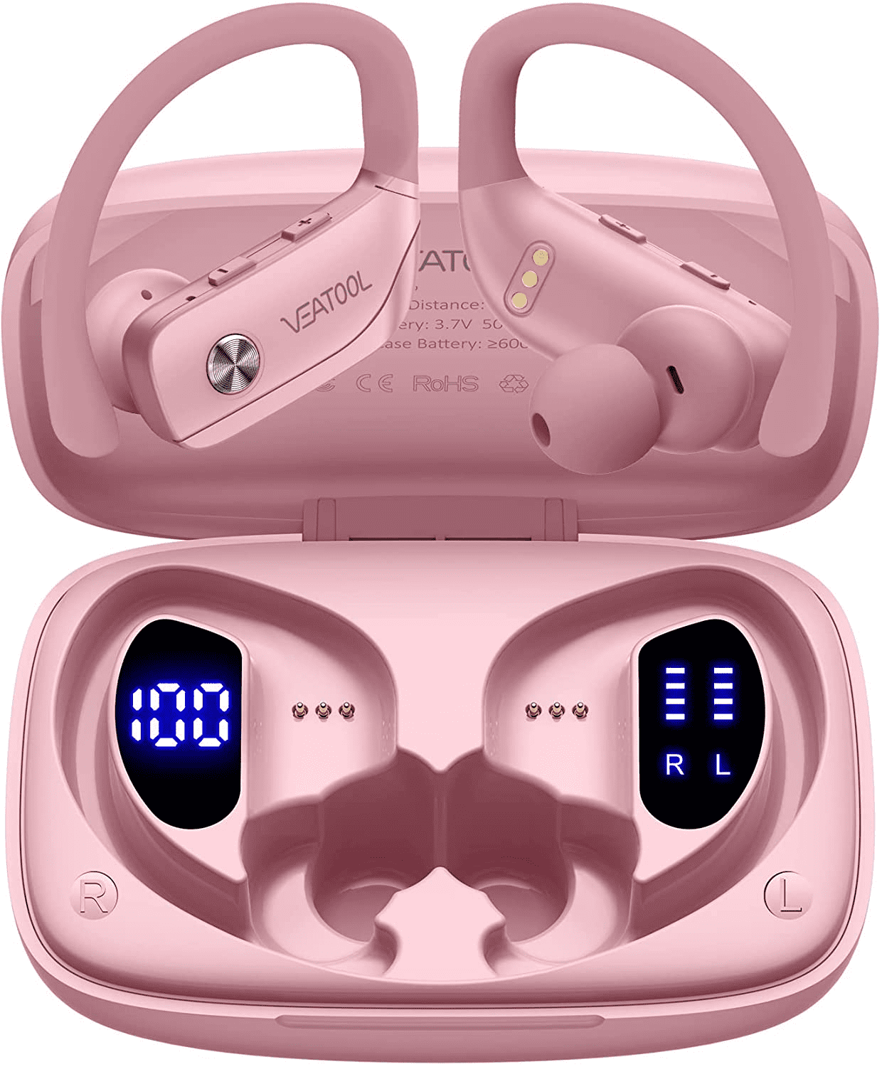 ZIZOCWA for airpods free shipping Wireless Earbuds with Charging Case Wireless Bluetooth Headphones 5.1 In Ear Max Foldable 3D Stereo Sports Subwoofer Computer Headphones Comfortable over Ear Headpho